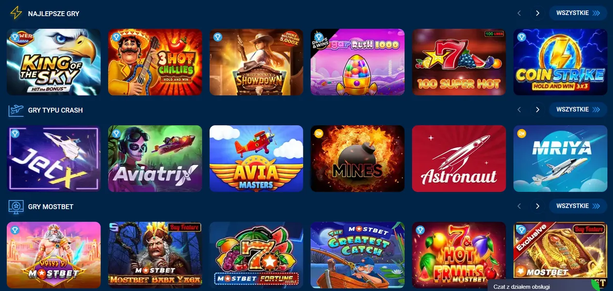 Bonusy i promocje w Mostbet Casino PL